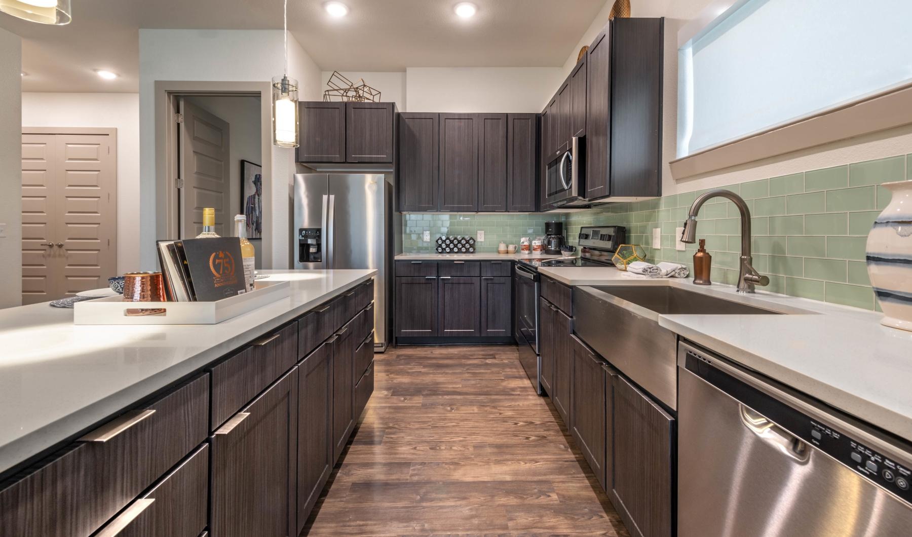 A perfect fit for the whole family a kitchen with black cabinets