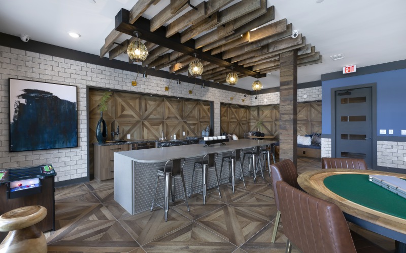 Clubroom with resident kitchen